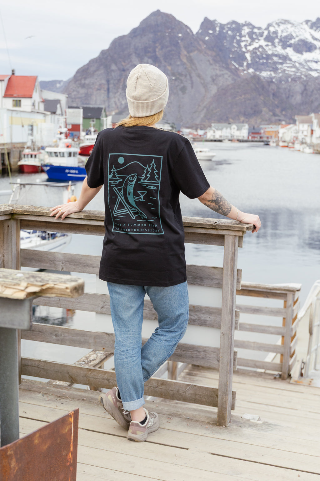 Holiday Fish Miesten T-paita