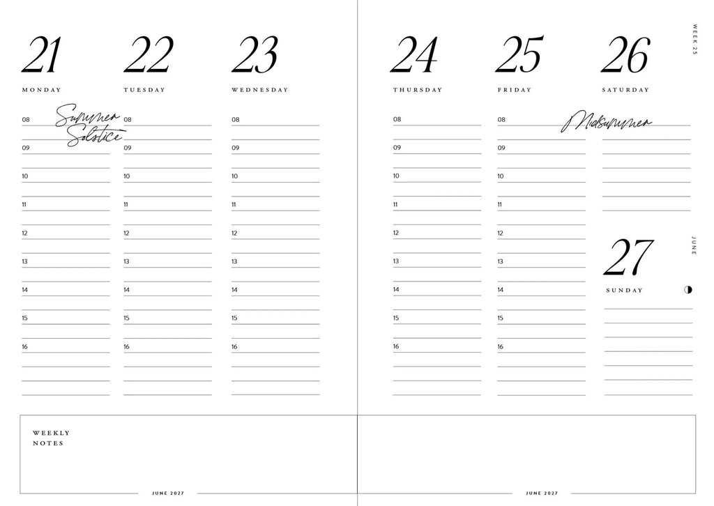 Cozy Planner 2027 - Latte Brown