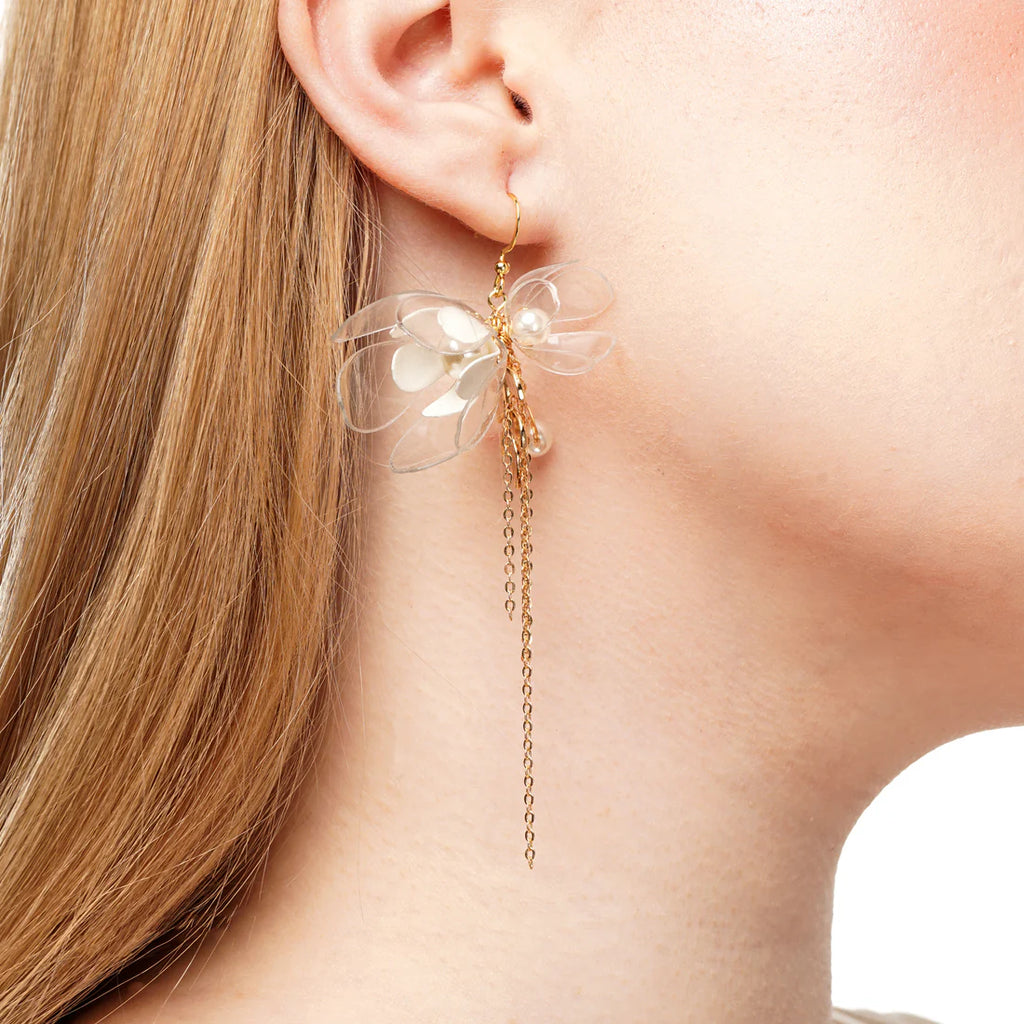 Triple Jasmine Drop Earrings