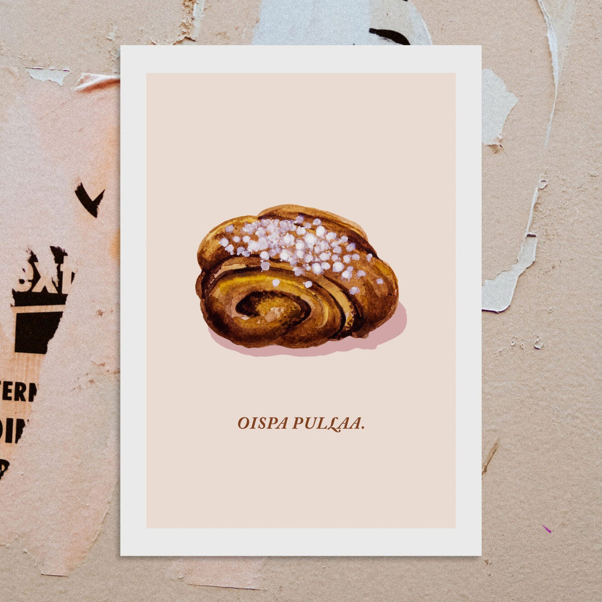 Oispa pullaa - juliste A4