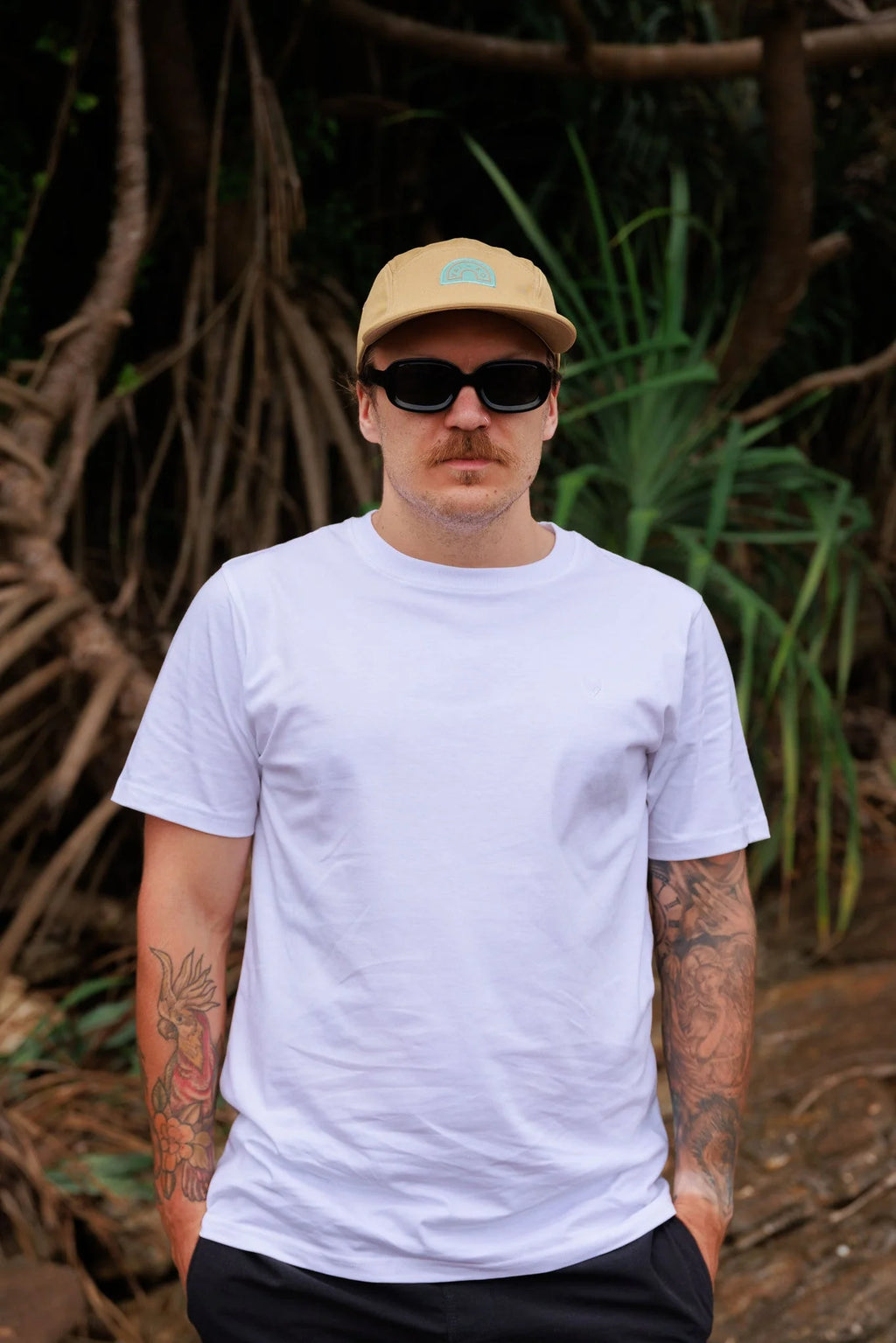 Crewneck Luomupuuvilla Miesten T-paita